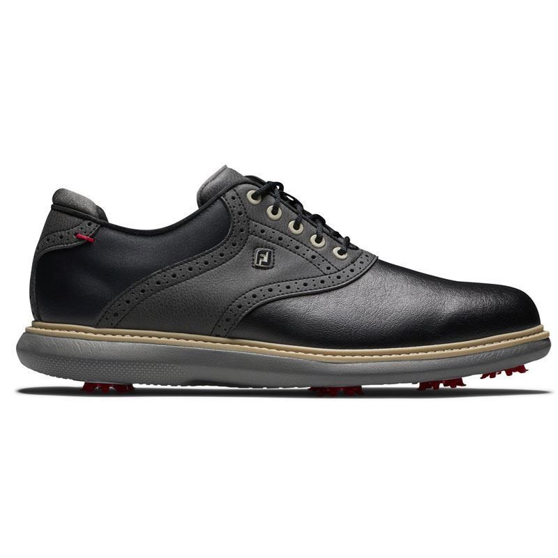 FootJoy Traditions Golf Shoes Black 57904 Silvermere Golf