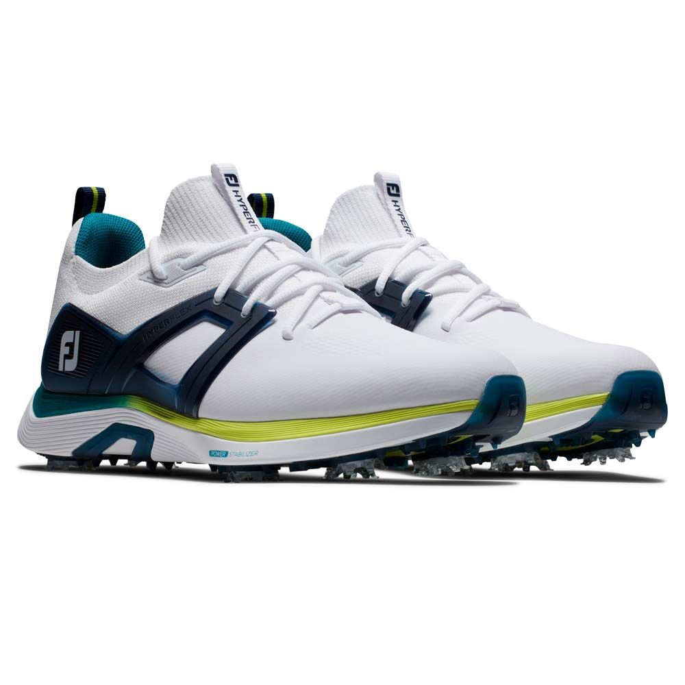 FOOTJOY Footjoy Hyperflex Golf Shoes White Lime Navy 51075