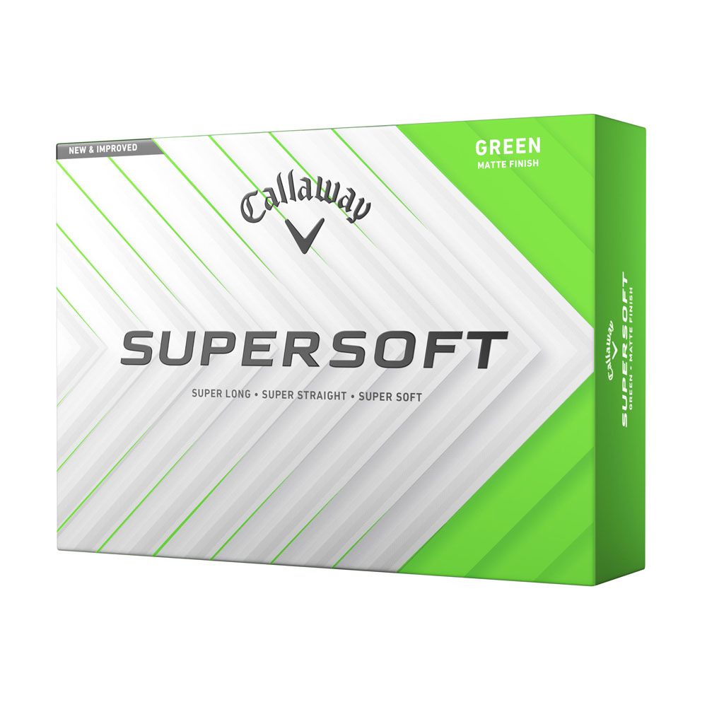 CALLAWAY Callaway Supersoft Green Dozen Golf Balls