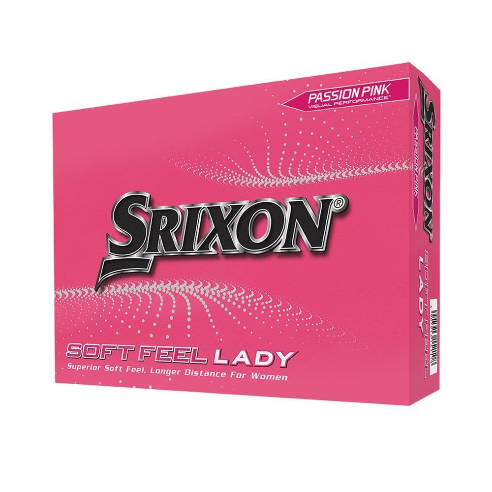 SRIXON Srixon Soft Feel Ladies Golf Balls Pink Dozen Pack