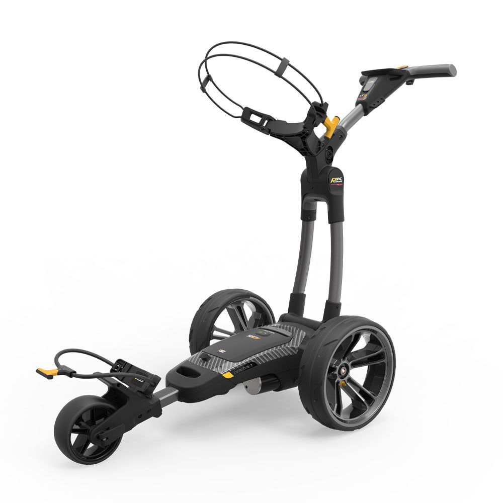 POWAKADDY Powakaddy CT8 GPS EBS Gun Metal Golf Trolley 2024