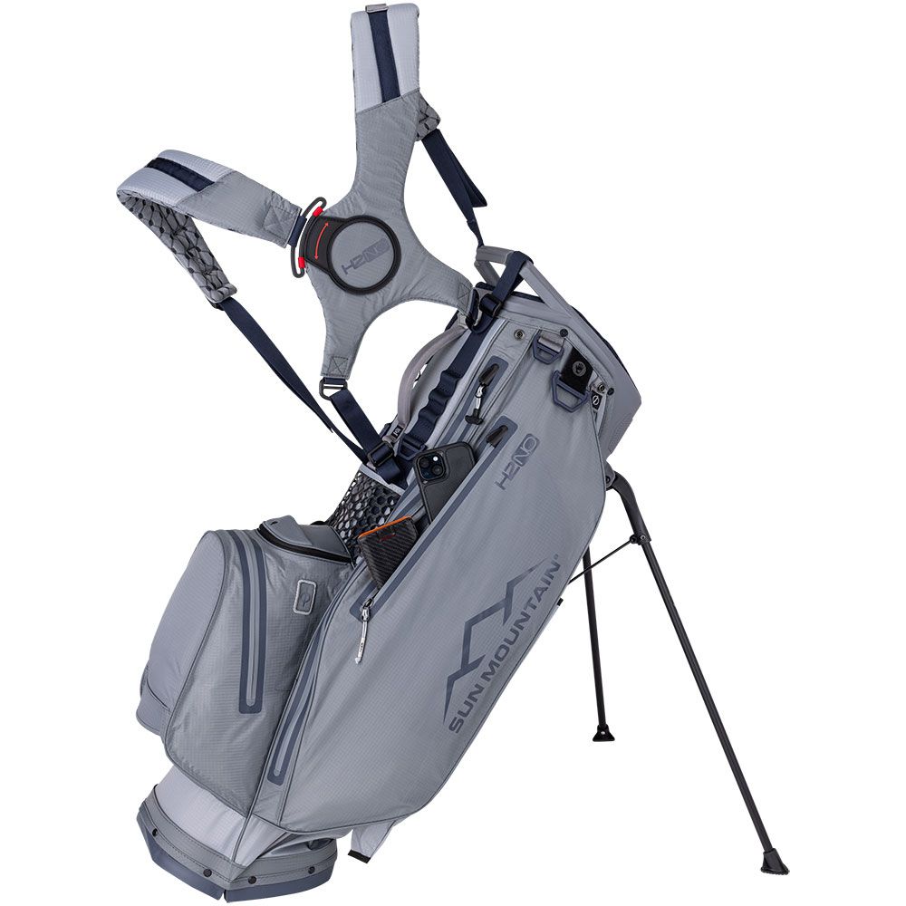 SUN MOUNTAIN Sun Mountain H2NO 14-Way Lite Stand Bag Cadet Nickel