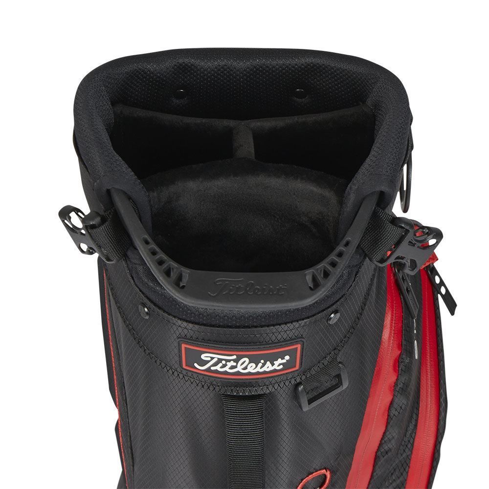 TITLEIST Titleist Players 4 StaDry 2023 Stand Bag Black Red