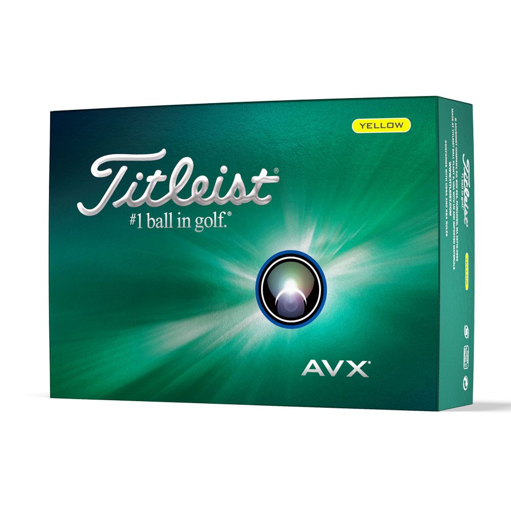 TITLEIST Titleist AVX Yellow Golf Balls 2024