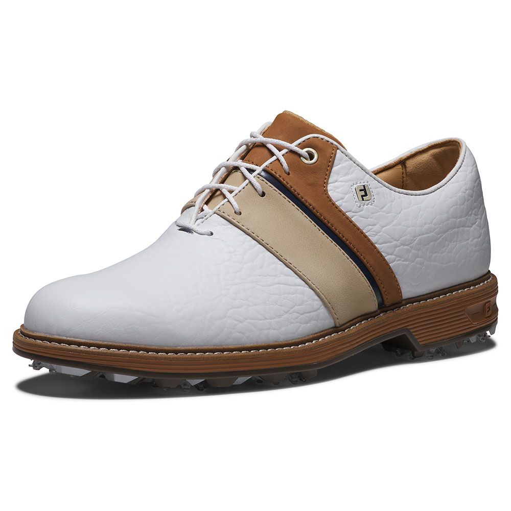 FOOTJOY Footjoy Premiere Packard LX Golf Shoes White Brown 54535