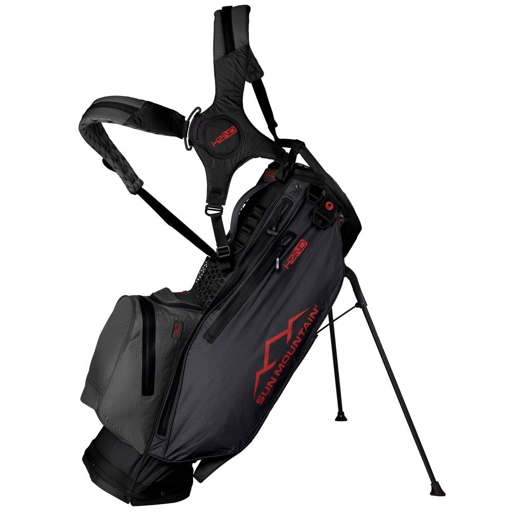 SUN MOUNTAIN Sun Mountain H2NO 14-Way Lite Stand Bag Steel Black