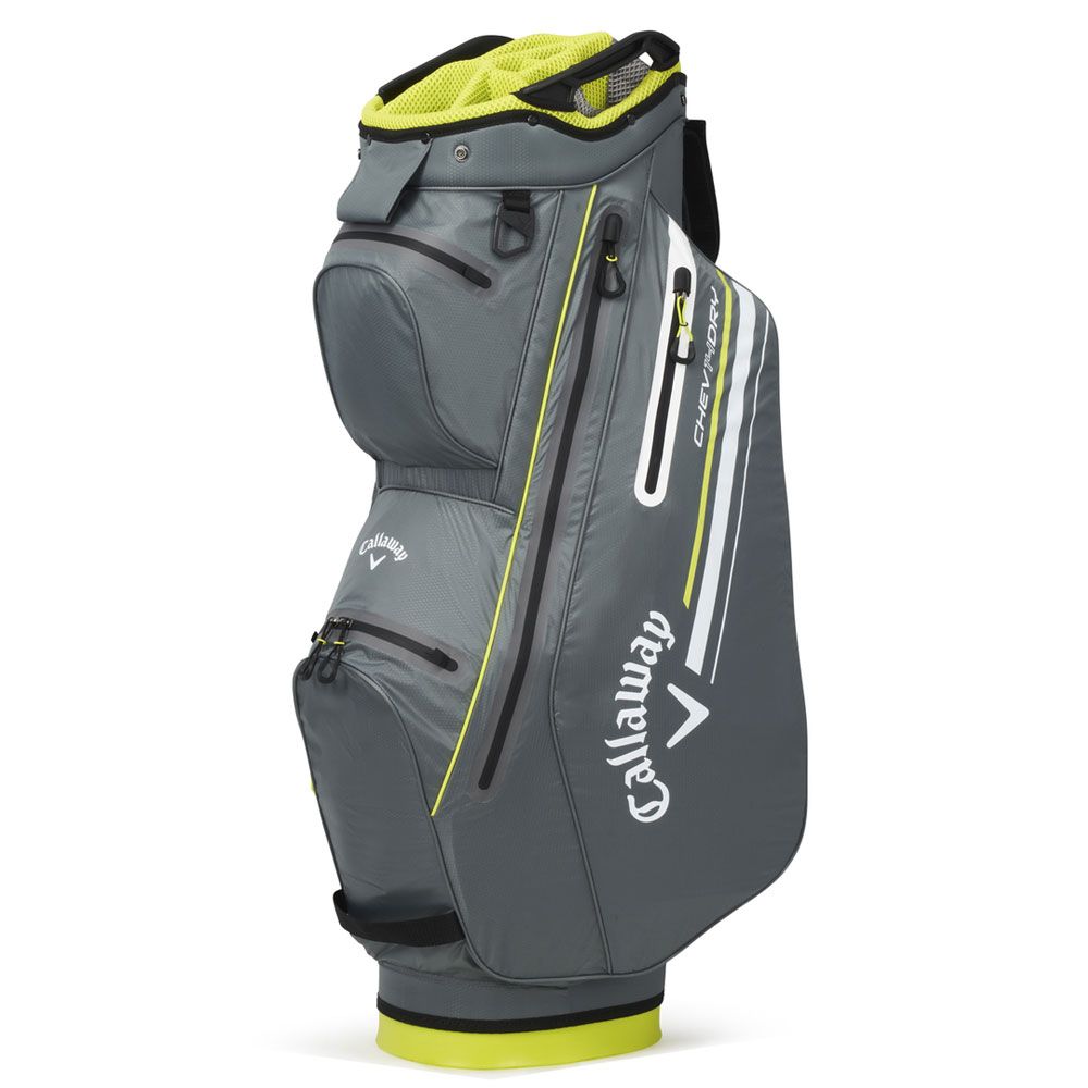 CALLAWAY Callaway Chev Dry 14 Cart Bag - Char/Yellow