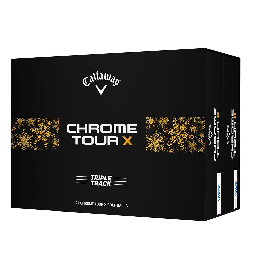 CALLAWAY Callaway Chrome Tour X Triple Track Holiday 2 Dozen Golf Balls