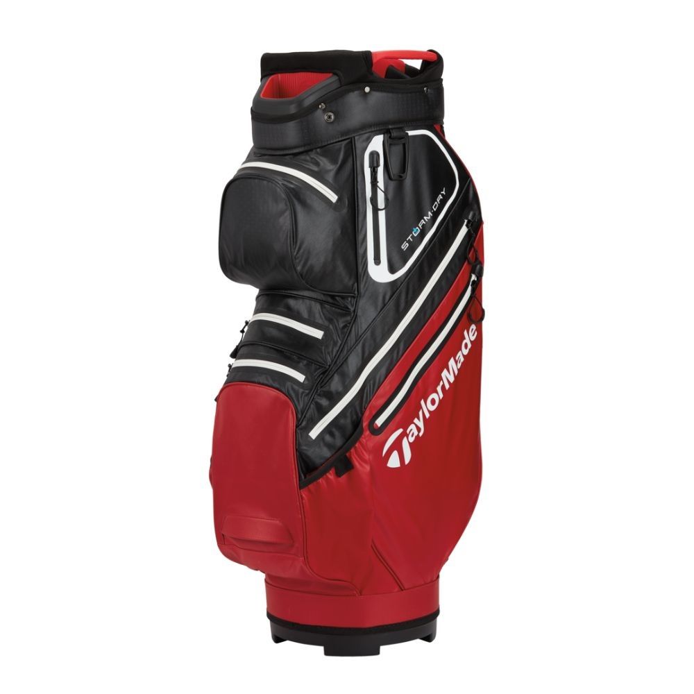 TAYLORMADE TaylorMade Storm Dry Waterproof Cart Bag - Red/Black