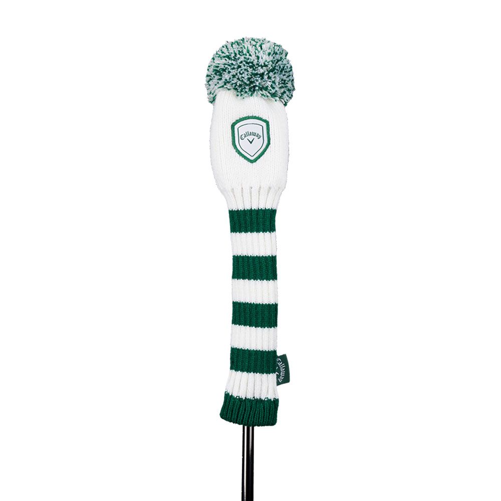 CALLAWAY Callaway White/Green Pom Pom Headcover Fairway