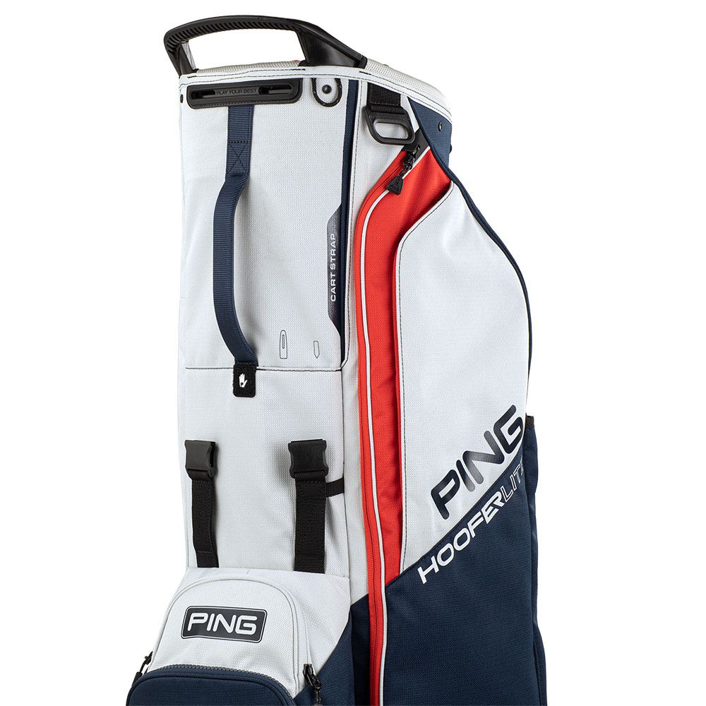 PING Ping Hooferlite 231 Stand Bag Navy Platinum Red