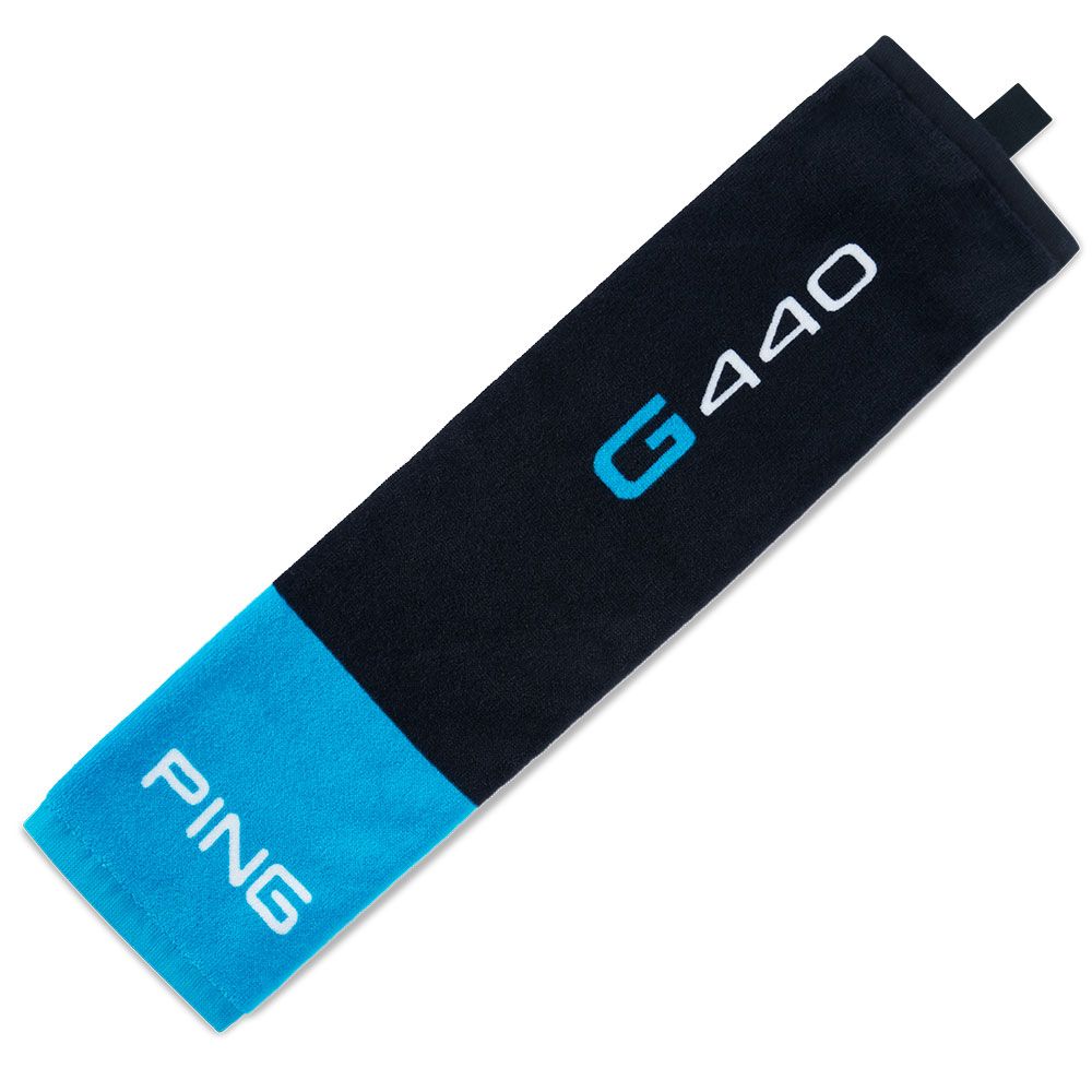 PING Ping G440 Trifold Towel Blue Black