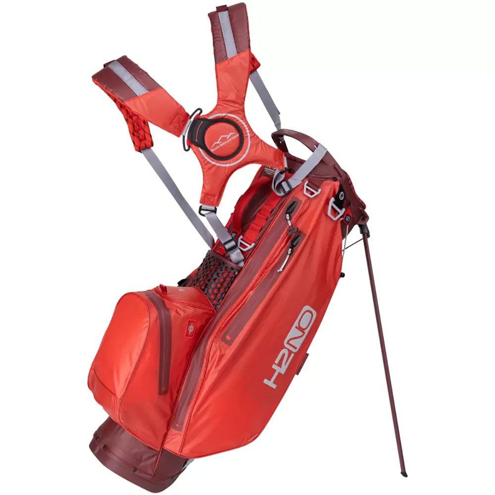 SUN MOUNTAIN Sun Mountain H2NO 14 Way Stand Bag Port Red Cadet 2024