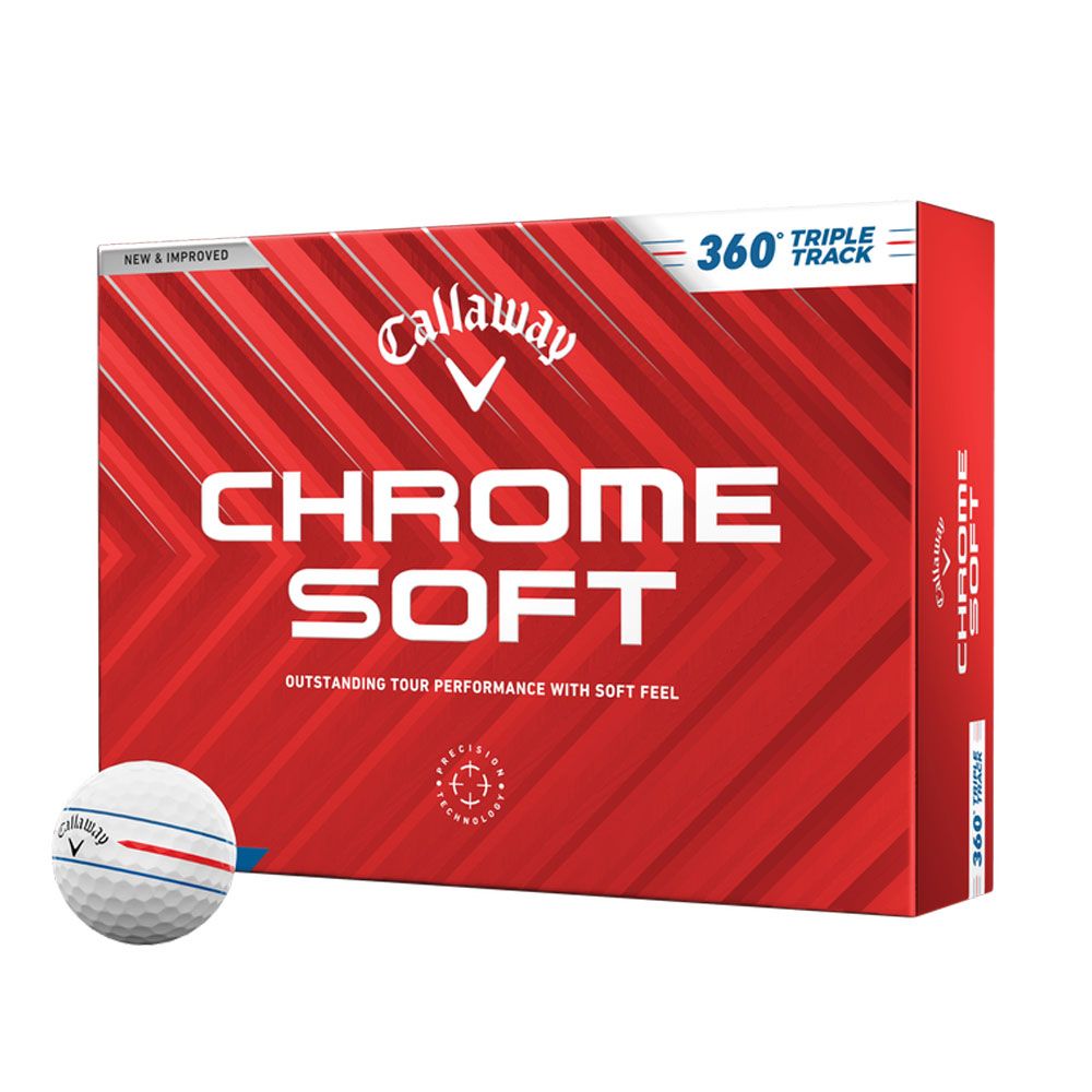 CALLAWAY Callaway Chrome Soft 360 Triple Track Dozen Pack 2024