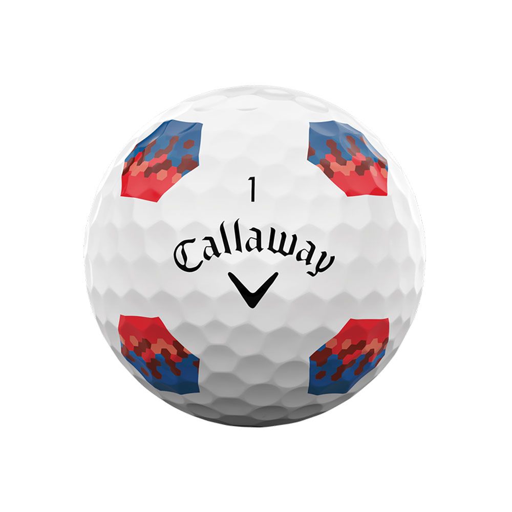 CALLAWAY Callaway Chrome Tour X TruTrack Blue Red Dozen Pack