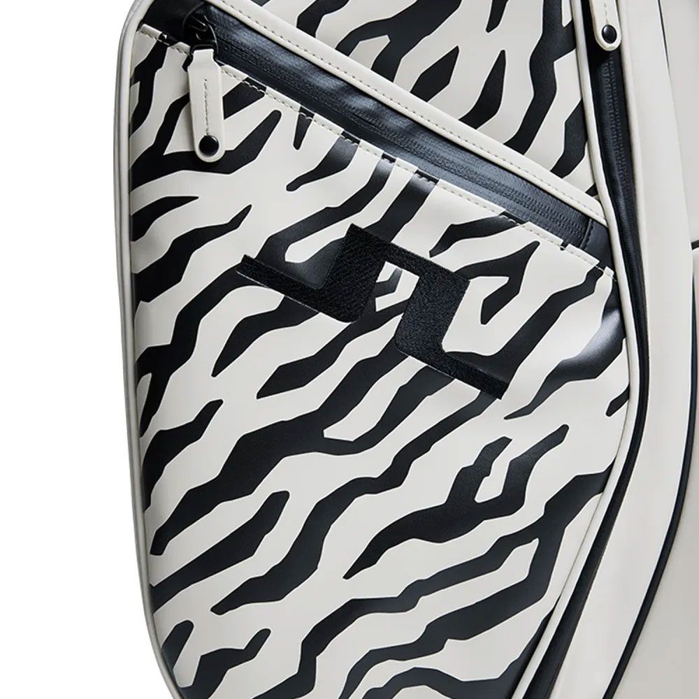 J LINDEBERG J Lindeberg Play Stand Bag Print Tour Tiger Moonbeam