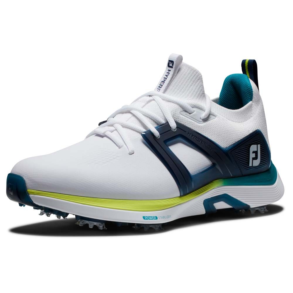 FOOTJOY Footjoy Hyperflex Golf Shoes White Lime Navy 51075