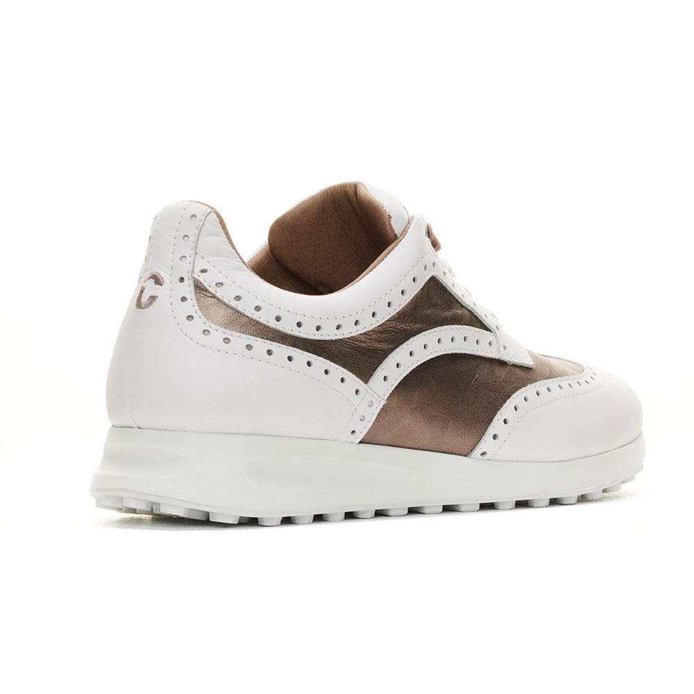 DUCA Duca Serena Ladies Golf Shoes - White/Taupe