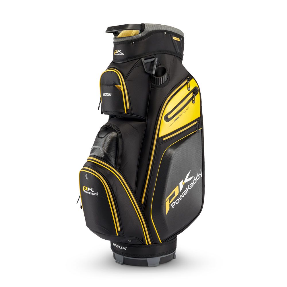 POWAKADDY Powakaddy Edge Cart Bag Black Yellow 2025