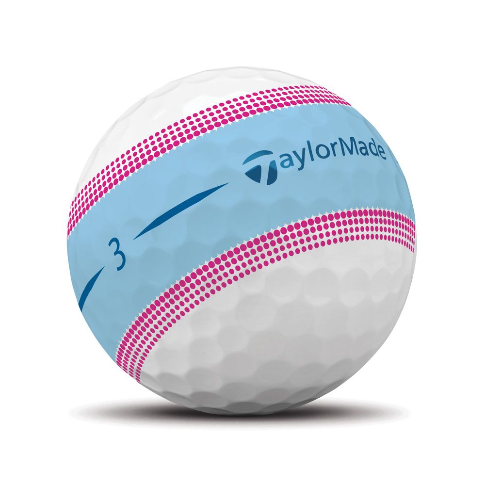 TAYLORMADE Taylormade Tour Response Stripe Blue Pink Dozen Pack 2024