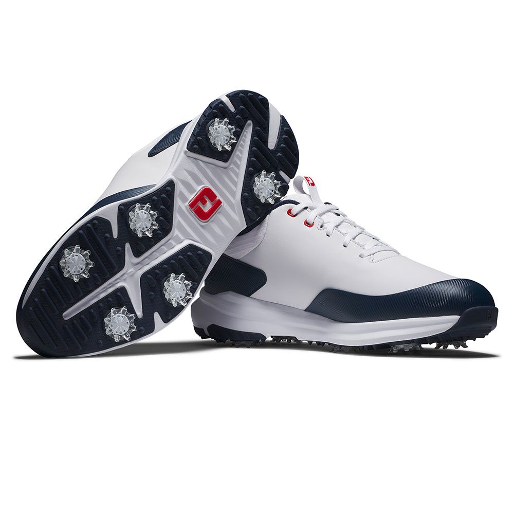 FOOTJOY FootJoy Tour Rival Golf Shoes White Navy 56959