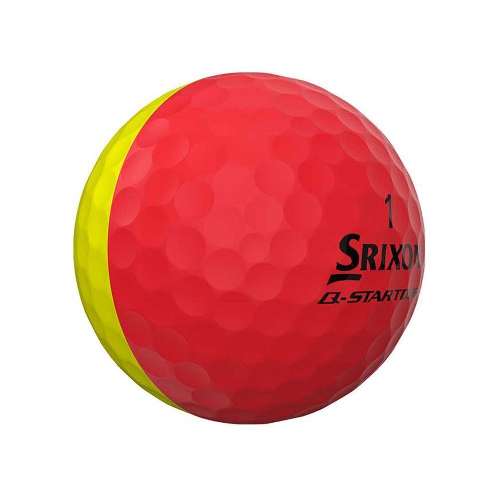 SRIXON Srixon Q Star Tour Divide Yellow/Red Golf Balls