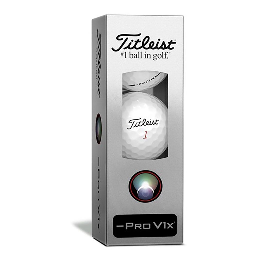 TITLEIST Titleist Pro V1x Left Dash White Golf Balls