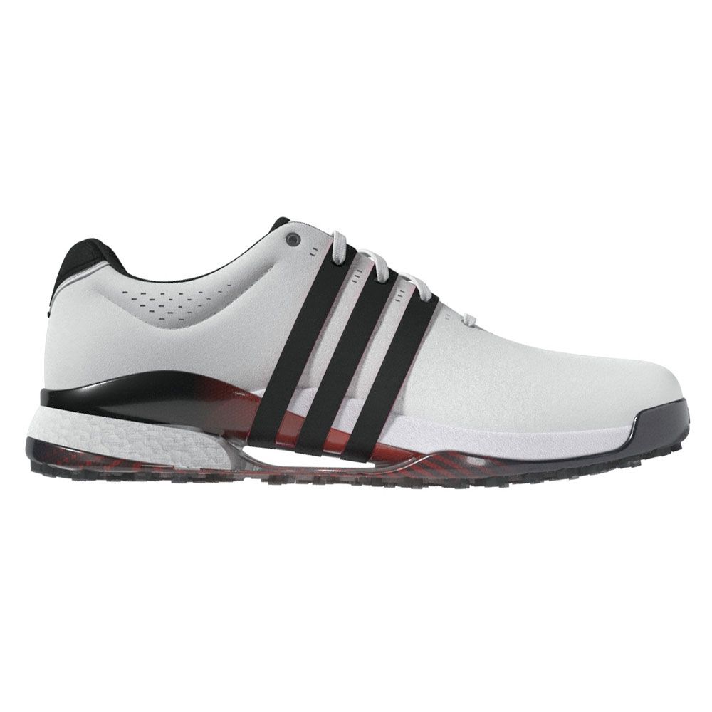 ADIDAS adidas TOUR360 25 Spikeless Golf Shoes White Red