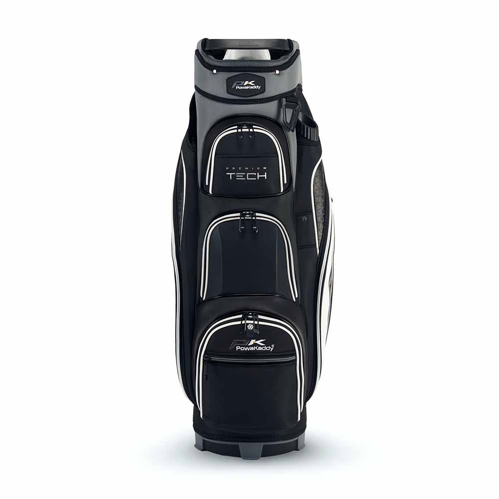 POWAKADDY PowaKaddy Premium Tech Cart Bag Black White