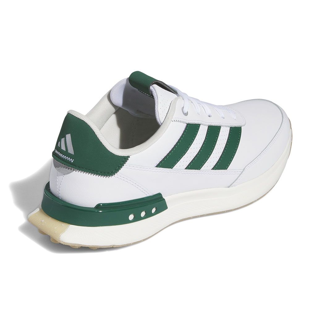 ADIDAS adidas S2G 24 Spikeless Leather Golf Shoes White Green IF0299