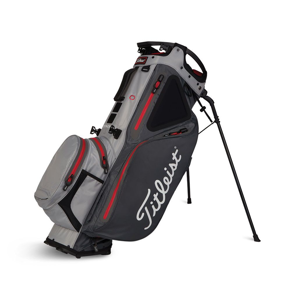 TITLEIST Titleist Hybrid 14 STADRY Carry Bag - CHAR/GRY/RED