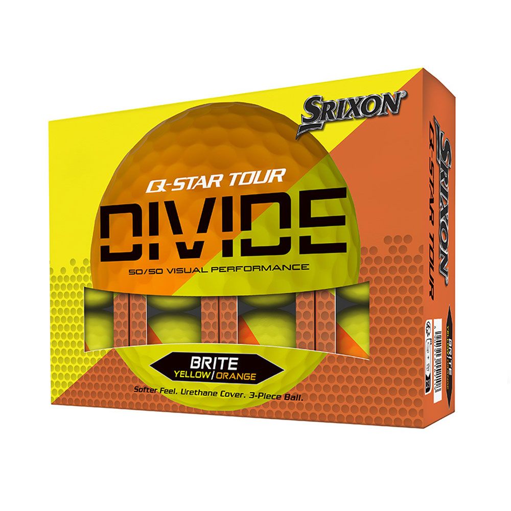 SRIXON Srixon Q Star Tour Divide Orange Yellow Dozen 2024