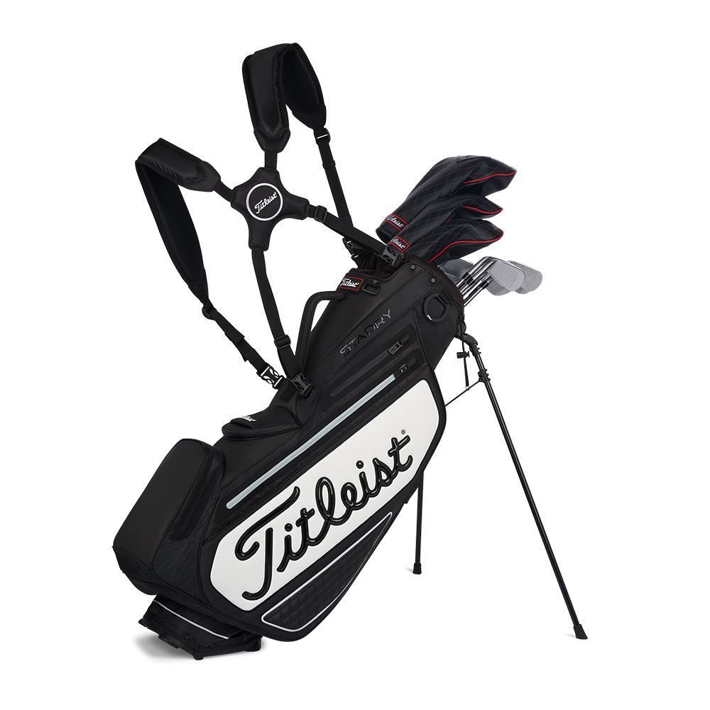 TITLEIST Titleist Premium Stand Bag Black White