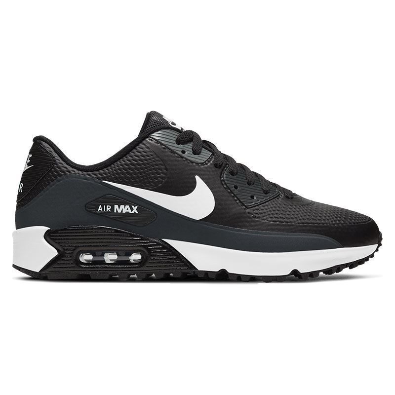 NIKE Nike Air Max 90 G Golf Shoes  - Black/White - CU9978 002