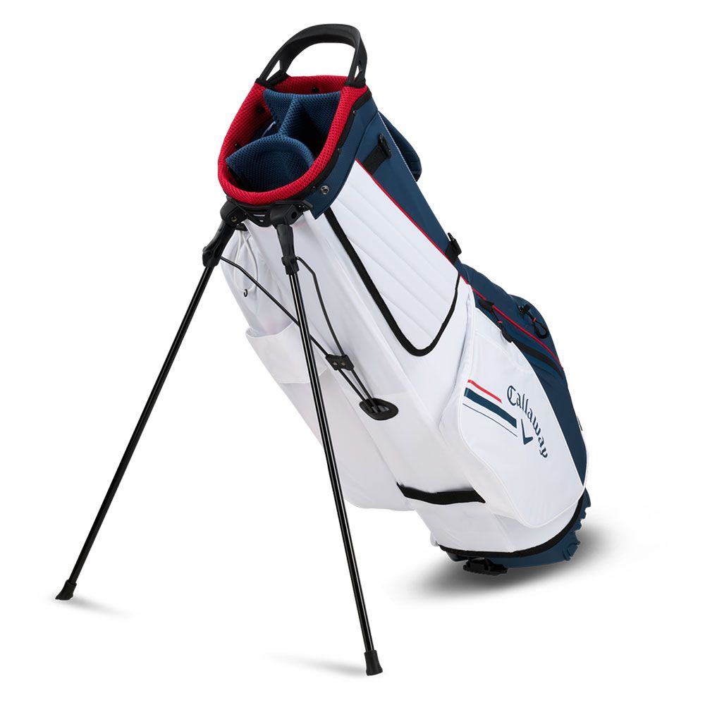 CALLAWAY Callaway Chev Dry Stand Bag - WHT/NVY/RED 2024