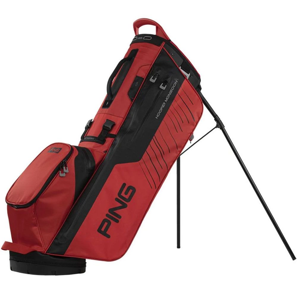 PING Ping Hoofer Monsoon 231 Stand Bag RED/BLK