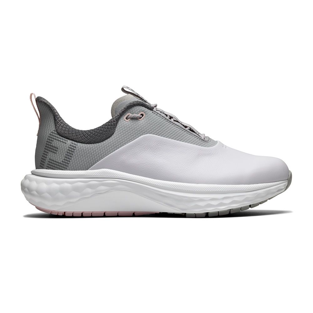 FOOTJOY Footjoy Ladies Quantum Golf Shoes White Grey 97810