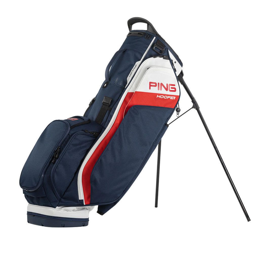 PING Ping Hoofer Stand Bag Navy White Red 2025