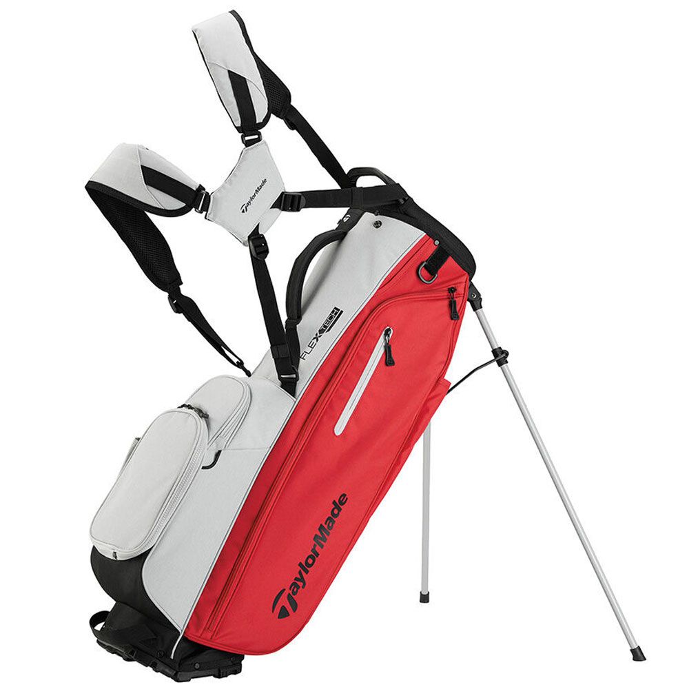 TAYLORMADE Taylormade Flextech Carry Bag Silver Red