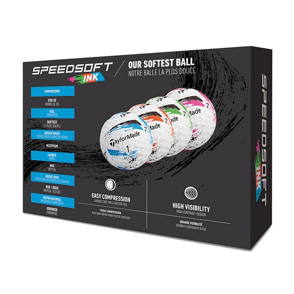 TAYLORMADE TaylorMade SpeedSoft Ink Multipack Golf Balls