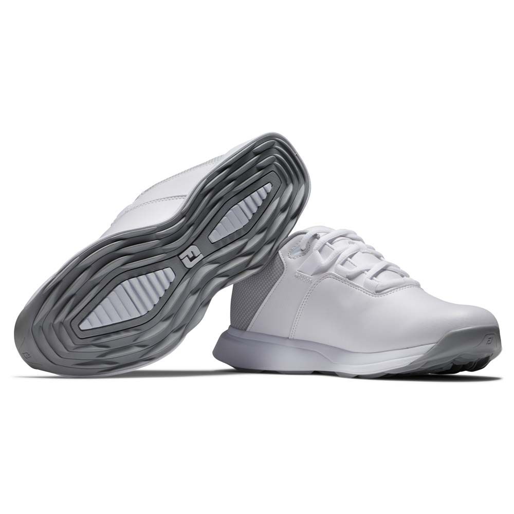 FOOTJOY Footjoy Ladies PROLITE Golf Shoes White Grey 98205