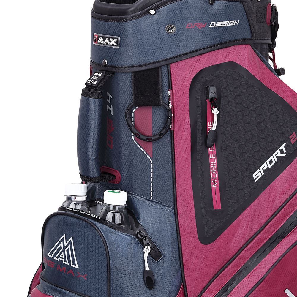 BIG MAX Big Max DRI LITE Sport 2 Cart Bag Blueberry Merlot