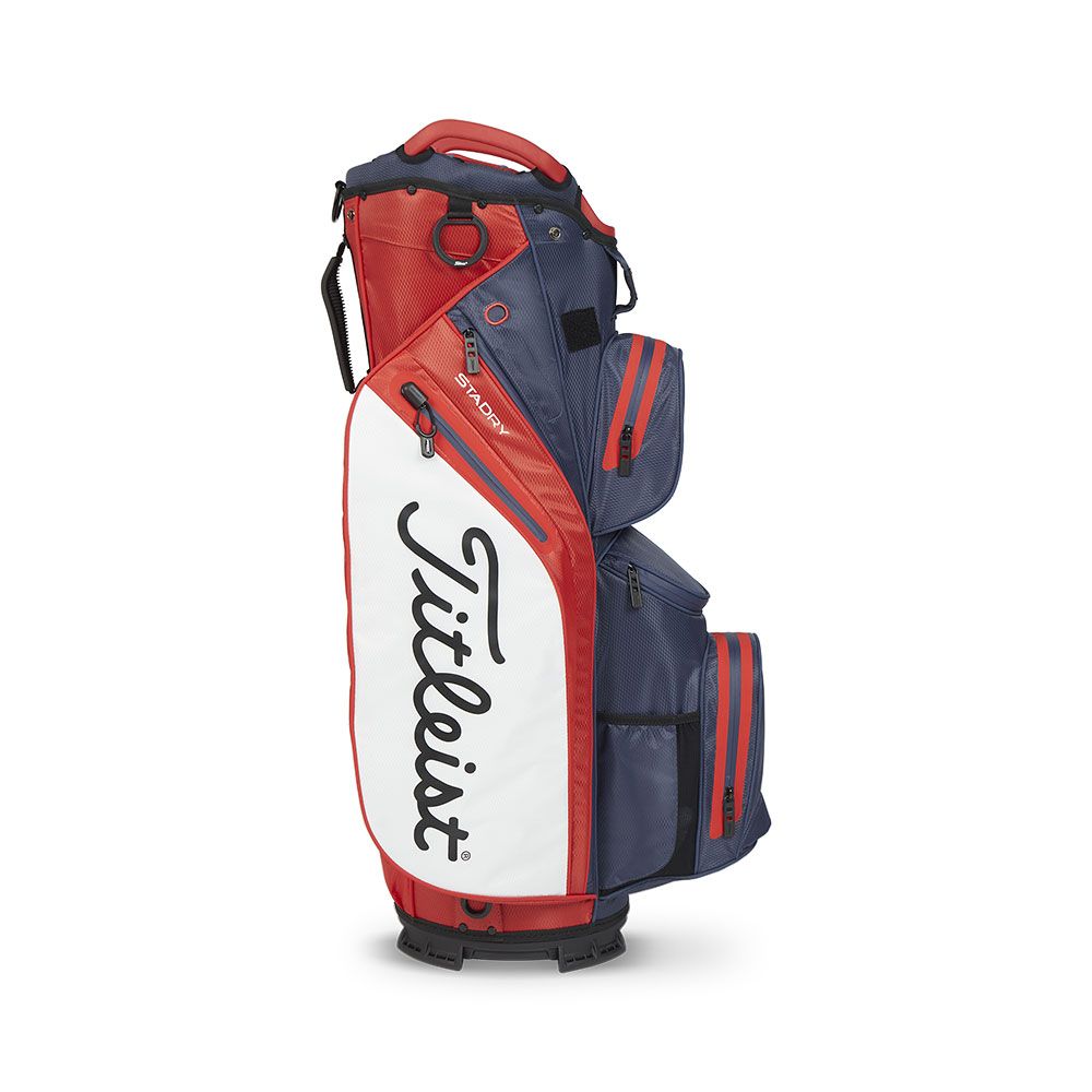 TITLEIST Titleist Cart 14 StaDry Golf Bag 24 - NVY/WHT/RED