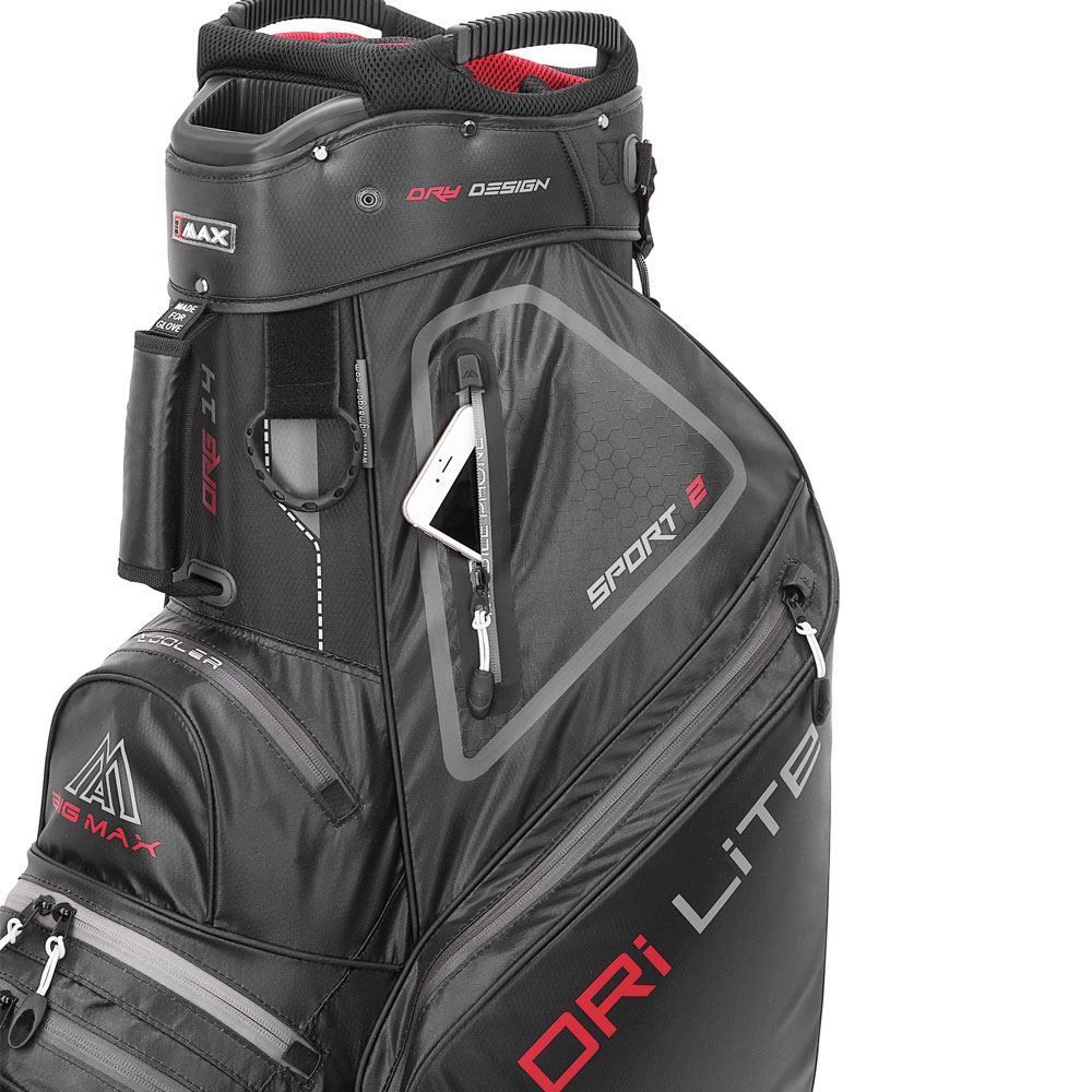 BIG MAX Big Max DRI LITE Sport 2 Cart Bag Black