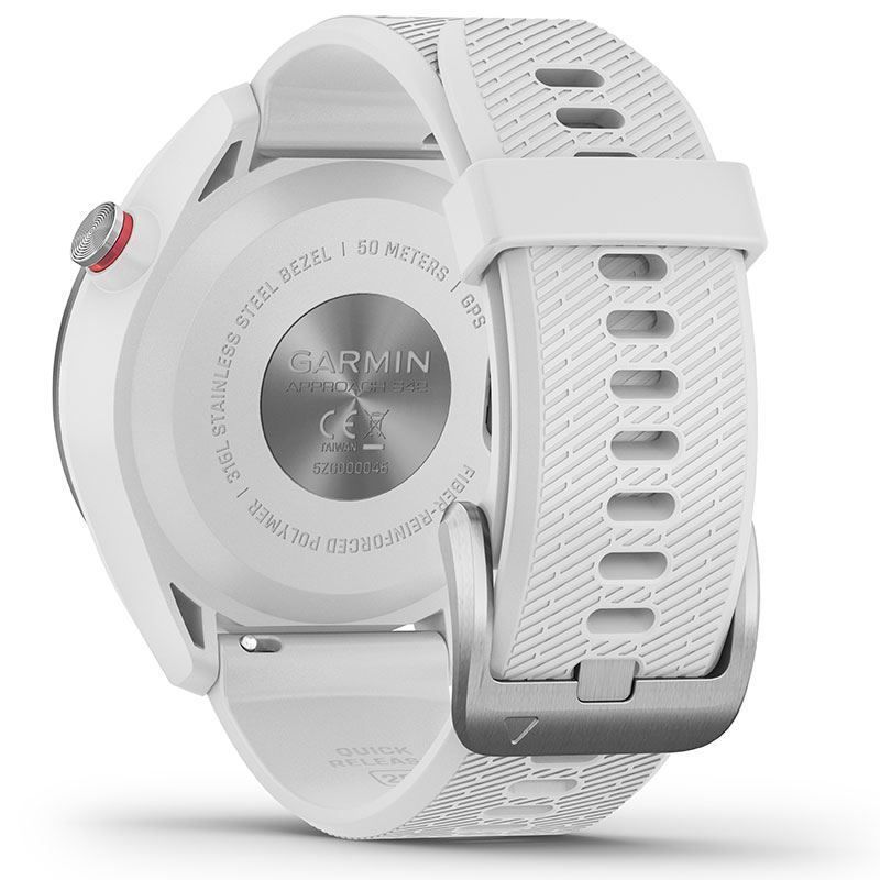 GARMIN Garmin Approach S42 Watch -STEEL/WHT