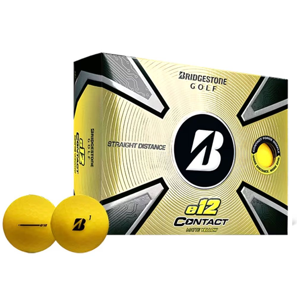 BRIDGESTONE Bridgestone E12 Contact Yellow Golf Balls