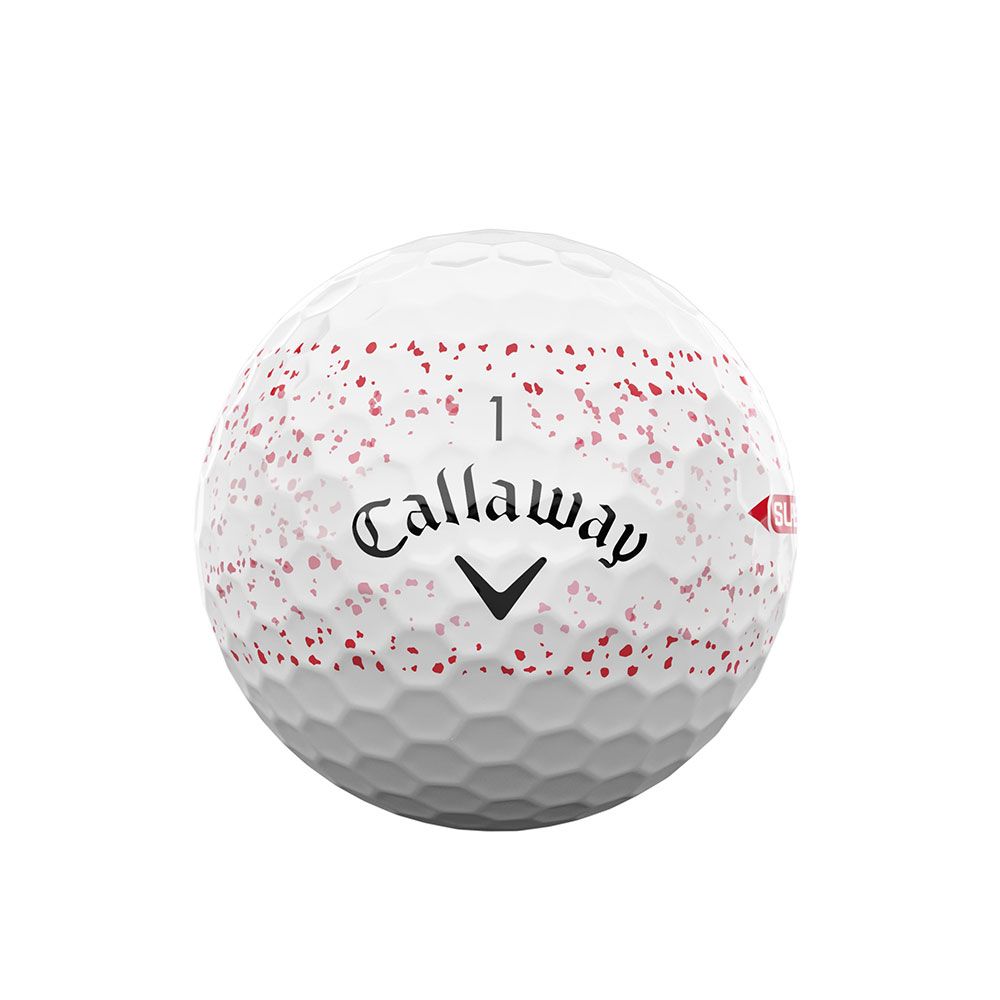 CALLAWAY Callaway Supersoft Red Splatter Dozen Golf Balls