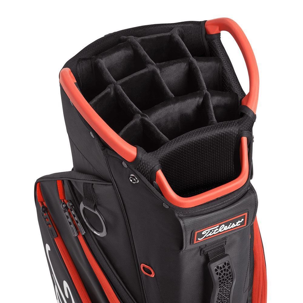 TITLEIST Titleist Cart 14 Bag Black Red