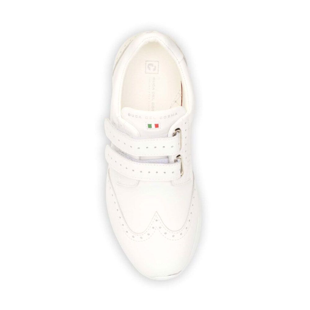 DUCA Duca Belize Ladies Velcro Golf Shoes White