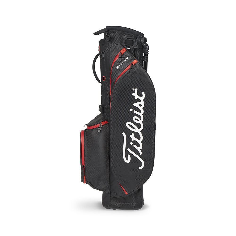 TITLEIST Titleist Players 4 StaDry 2023 Stand Bag Black Red